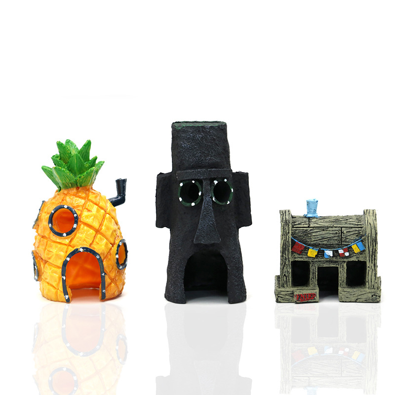 水槽の装飾,パイナップルの家のアクセサリー,水槽の装飾 - Marine Aquarium All In One のレビューと価格
