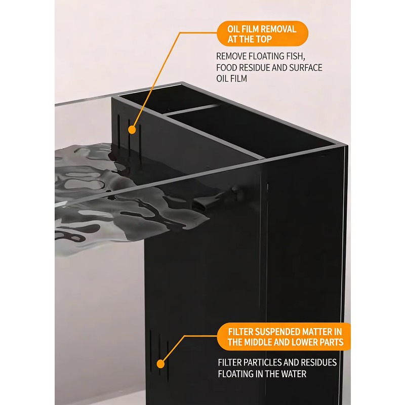 一体型フィルター付き水槽、2025年新型超透明ガラス、リビン - Marine Aquarium All In One のレビューと価格