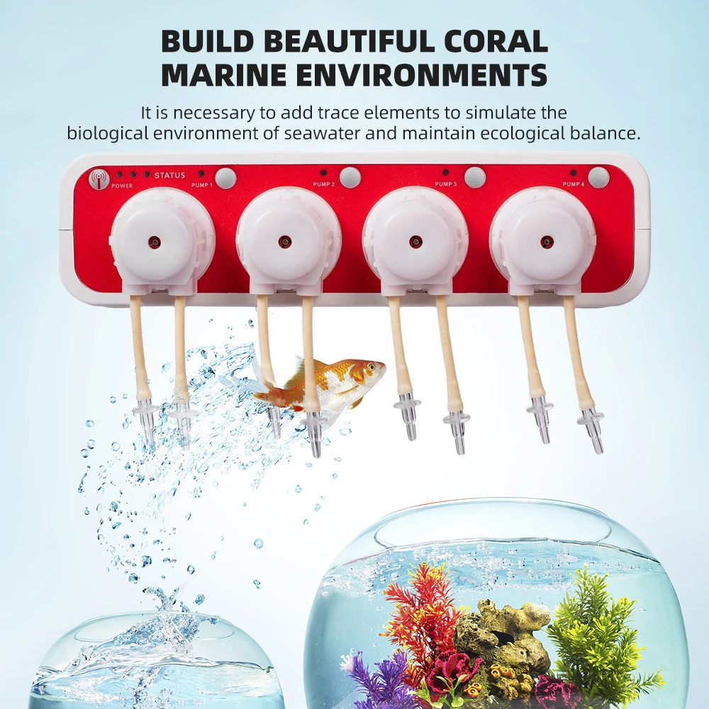Jebaoウォーターポンプフィルター自動投薬ポンプ自動マリン - Aquarium Marine Filter のレビューと価格