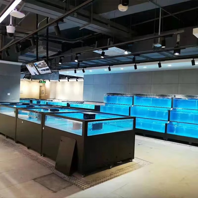 正方形ガラス製淡水魚水槽 100L-500L 環境に優しい省 - Marine Aquarium All In One のレビューと価格