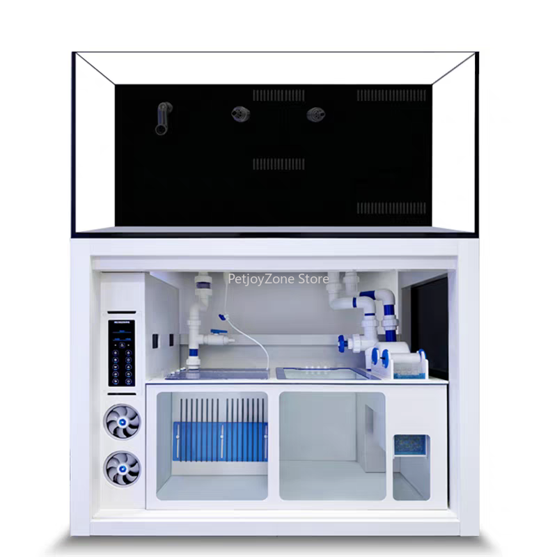 高級超白ガラス製海水水槽 底面フィルターキャビネット付き - - Marine Aquarium All In One のレビューと価格