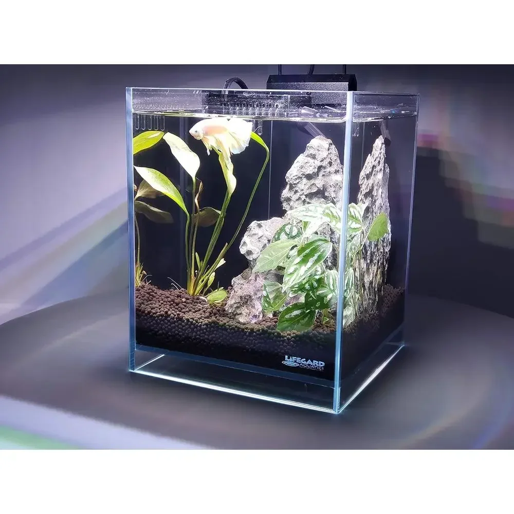 超透明クリスタル水槽、一体型フィルター付き、リムレスガラス、 - Marine Aquarium All In One のレビューと価格