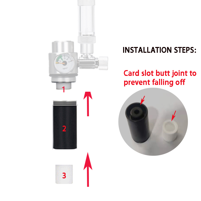 ZRDR水槽CO2発生器フィルターカートリッジフィルターチュ - Aquarium Marine Filter のレビューと価格