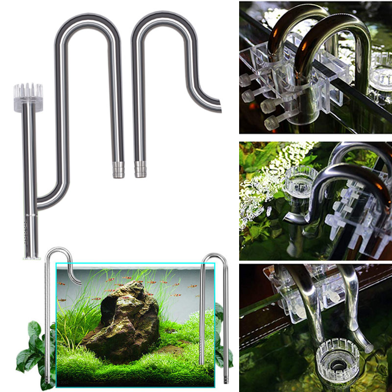 新しい水槽の底部ステンレス鋼と回転フィルターを備えた魚の植物 - Aquarium Marine Filter のレビューと価格