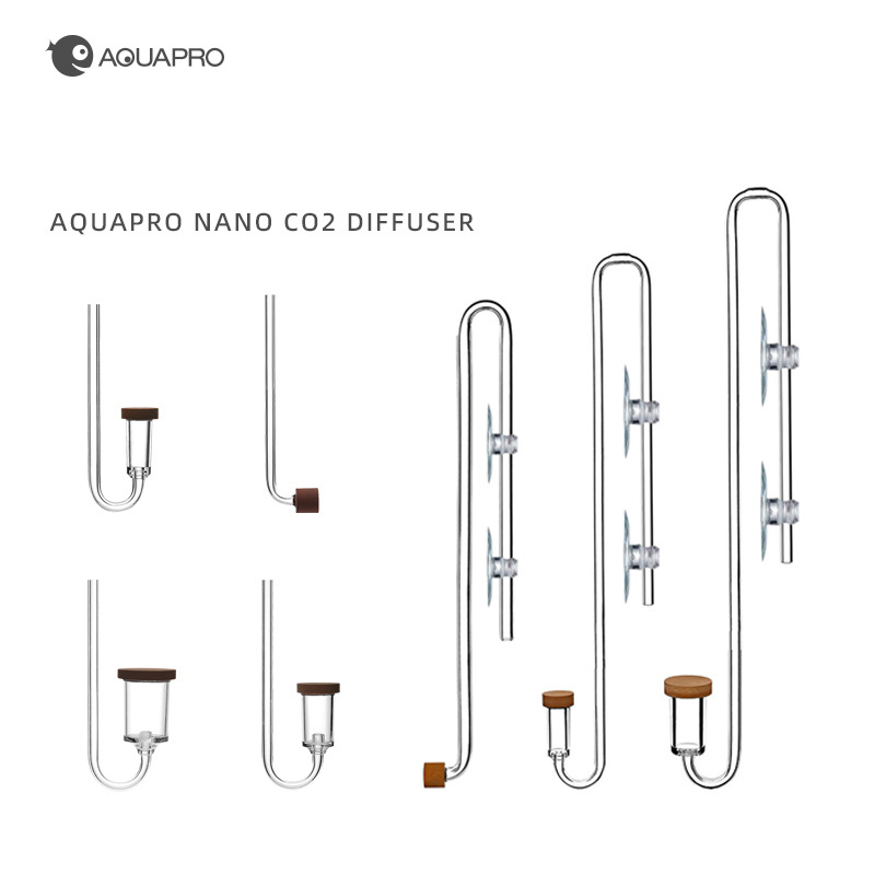 水族館 CO2 ディフューザー水槽バブルミニカウンターアクセ - Aquarium Marine Filter のレビューと価格
