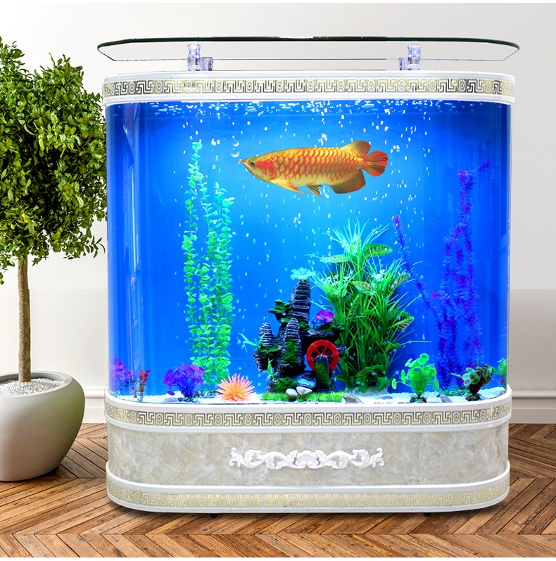 カスタマイズ可能な大型ガラス水槽、モダンな長方形水槽、エコフ - Marine Aquarium Live のレビューと価格