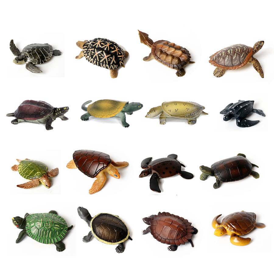 リアルなミニチュア潜水艦海タートルモデル、海の動物亀の置物、 - Aquarium Marine のレビューと価格